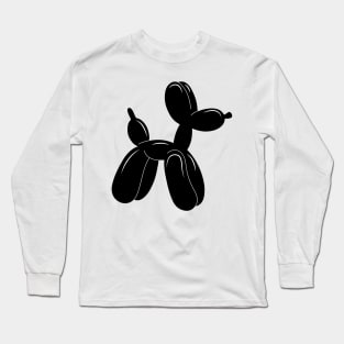 Black balloon dog Long Sleeve T-Shirt